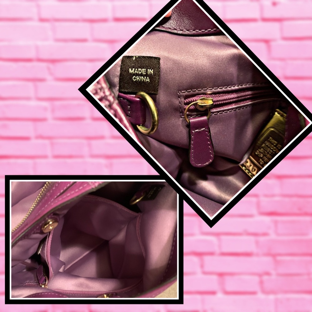 Beautiful Leather Coach Handbag - Picture 14 of 16